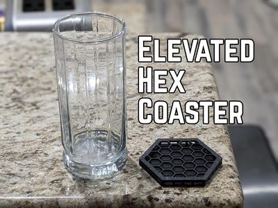 Elevated Hex Coaster (for Draining / Drying)
