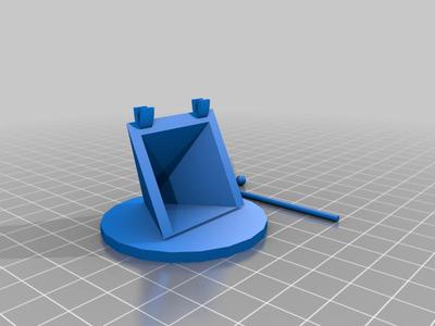 small lacrosse goal and stick