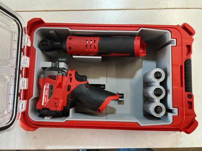 3/8" M12 Stubby Impact & M12 Ratchet Organizer