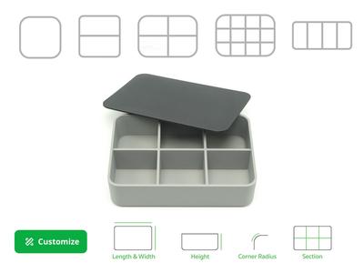 Customizable Compartment Box (Parametric Box)