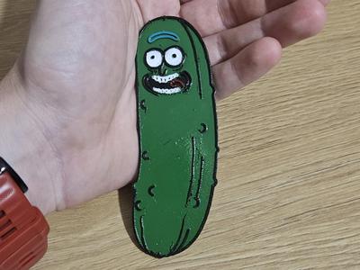 Pickle Rick Magnet Charm