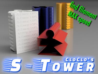 CloClo S-Tower (filament speed)
