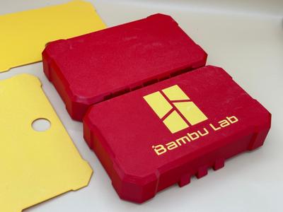 "Print-in-place" Bambu Lab Bento Box / Brotdose Easy and Customizable Storage