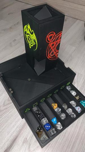 dice box magnet
