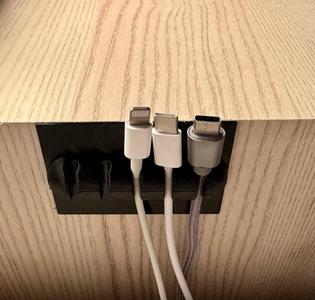 Cable organizer for desk