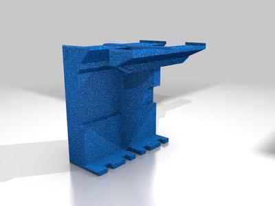 Bessey F Clamp holder for pegboard