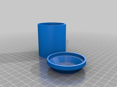 Mini Trash Can (w/ lid) for Failed Prints/Extrusion