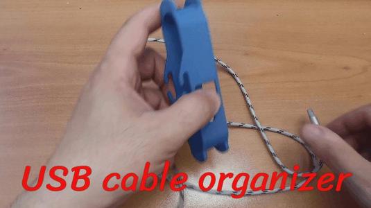 USB cable organizer