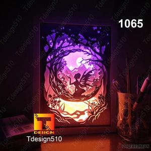 Fairy in the Moon light box 
