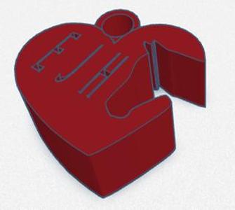Charm: Horse in Heart - EJH(S)