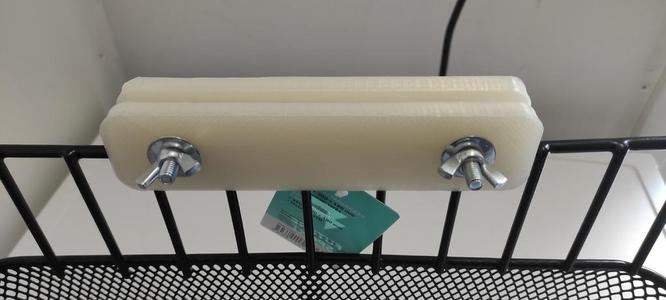 Bicycle basket holder brackets