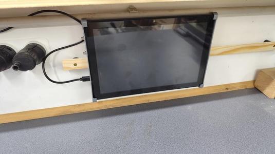 Tablet holder  for french cleat