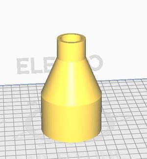 Makita BO5031 extractor hose adapter