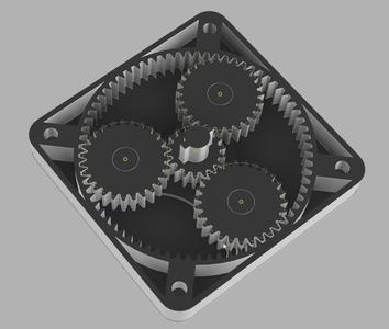Modular 1:5 planetary gear