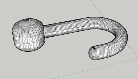 Hook for Suction Cup (4mm thick)