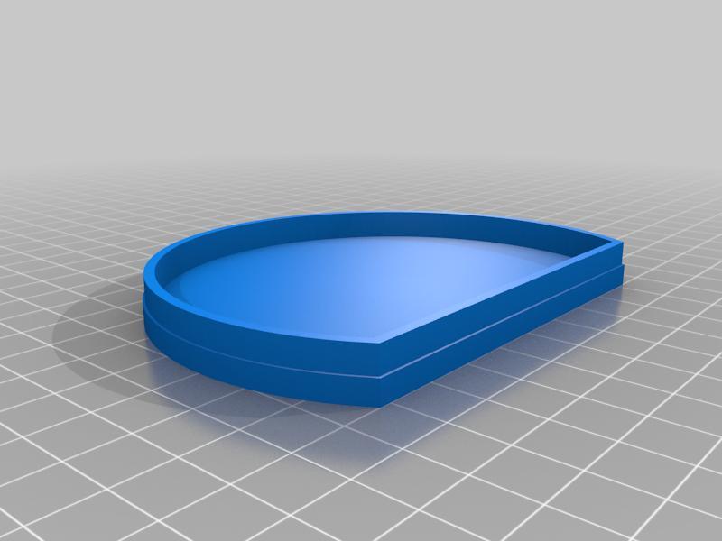 Caja media luna con tapadera