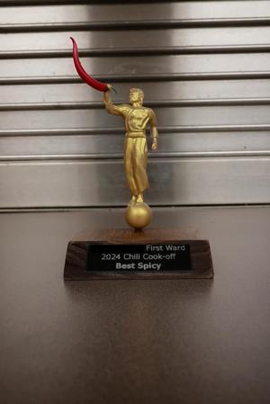 Moroni Pepper Chili Cook-off Trophy
