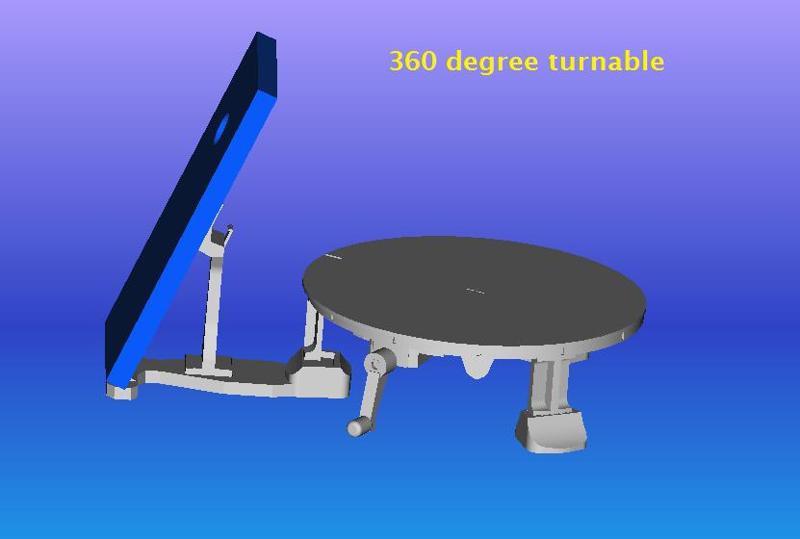 360 degree manual turntable