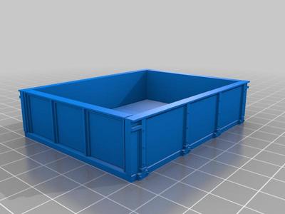 Narrow gauge Steel dropsided wagon