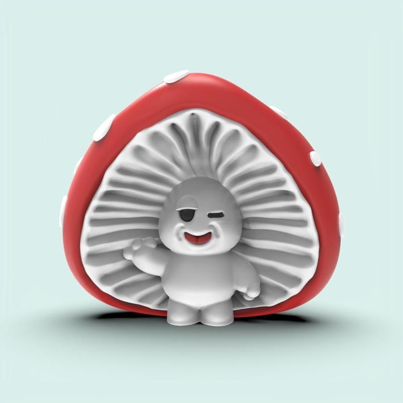 mushroom kawaii