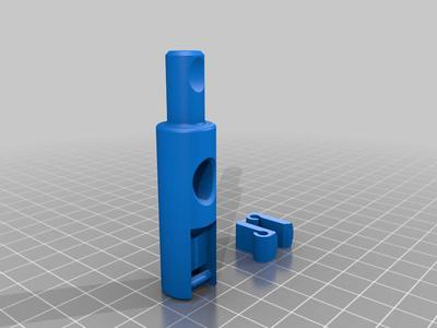 Self bondage bolt for fiddle with rotating hand-holes