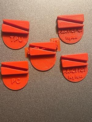 filament  drying reminder clip