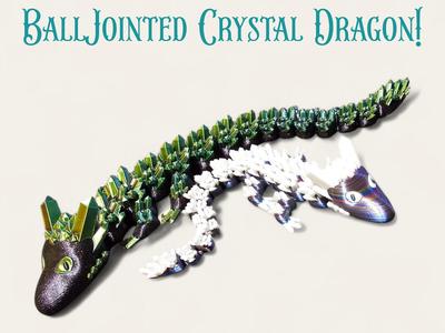 Ball Jointed Crystal Dragon