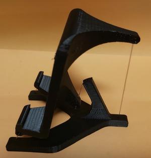 Tensegrity structure phone stand with tag name