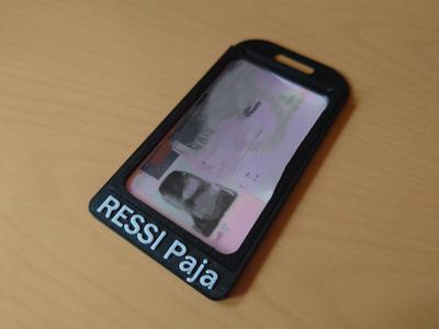 Secure ID Card Holder No Supports