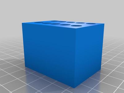 Cribbage Board Drill template