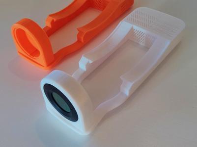 Upgraded spool holder for round hydrometer