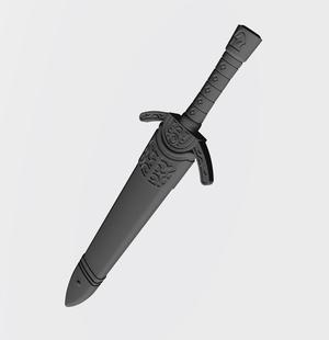 1/6 Knight dagger and cover