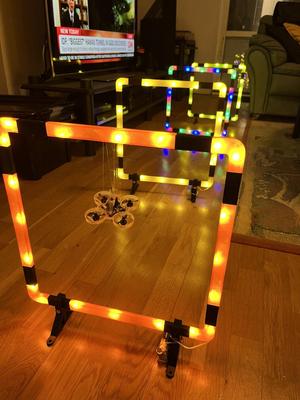 Illuminated indoor FPV gate