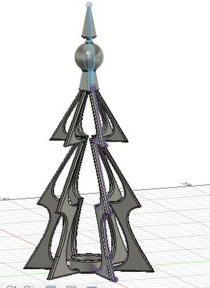 Christmas tree for led
