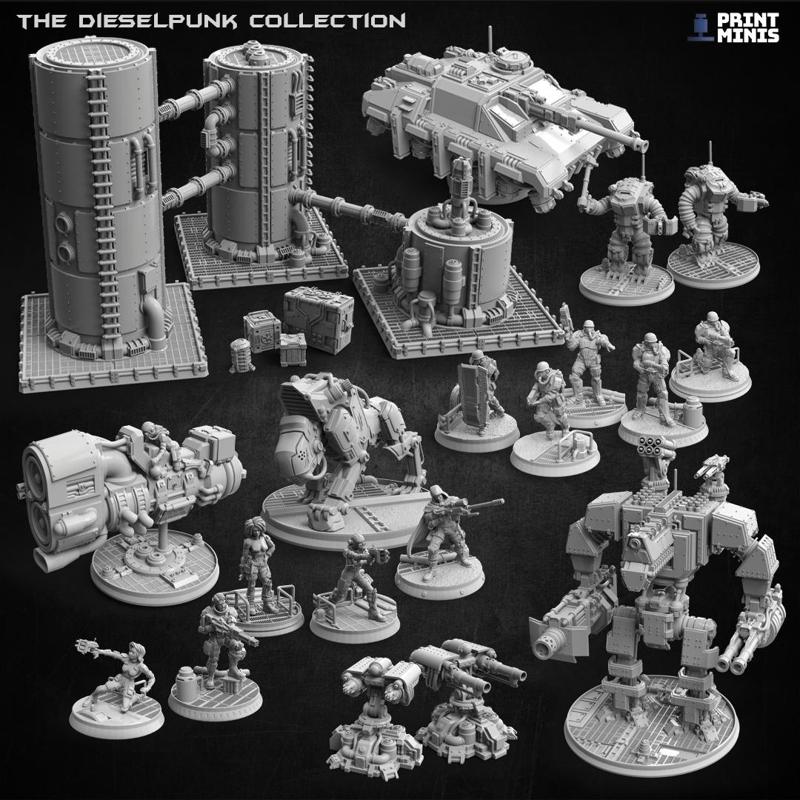Dieselpunk Collection - fight The Authority as diesel heroes!