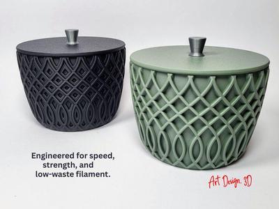 Storage Container - Curvey Waves Pattern 03&04