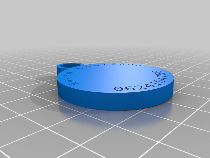 Médaillon pour chien