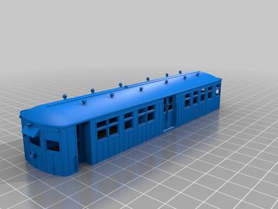 Tasmanian Government Railways Leyland railmotor HOn3.5