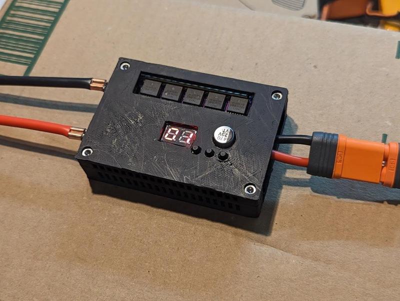 Purple PCB Spot Welder Case