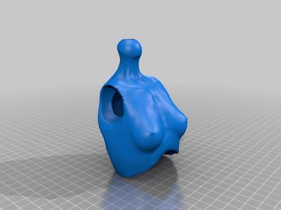 Torso upper body small 1/3 anime style BJD
