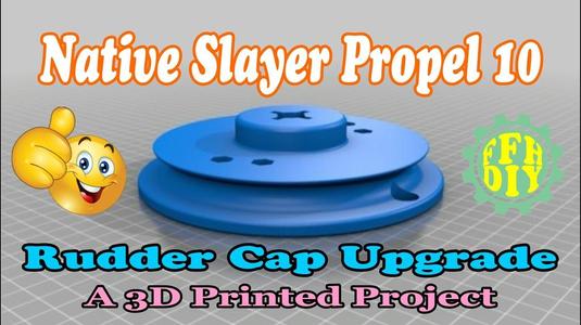 Native Slayer Propel 10 Rudder Cap Upgrade