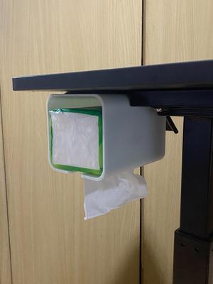 Under desk napkin holder/ 桌下抽纸架