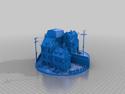 ww2_village_-_diorama