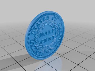 PGCS CATALOG USA CENTS COINS 1/2 CENT-1 CENT-2 CENT-3 CENT