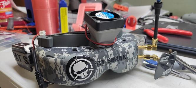 Fan Adapter for Fatshark Dominator HD2
