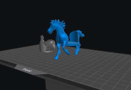 Horse Running Mount - Separated
