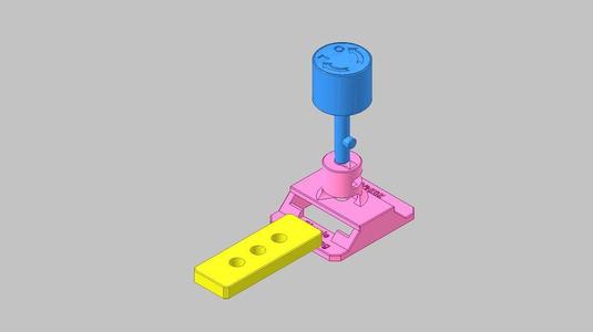 The Test of Simple Pin Locking Mechanism