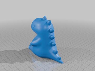 Chubby Dinosaur without bug