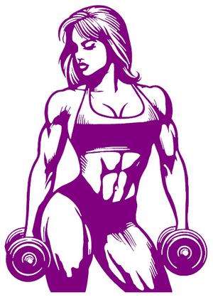 2D Gym Girl 1