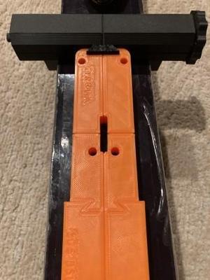 Ski centering housing with jig attachments